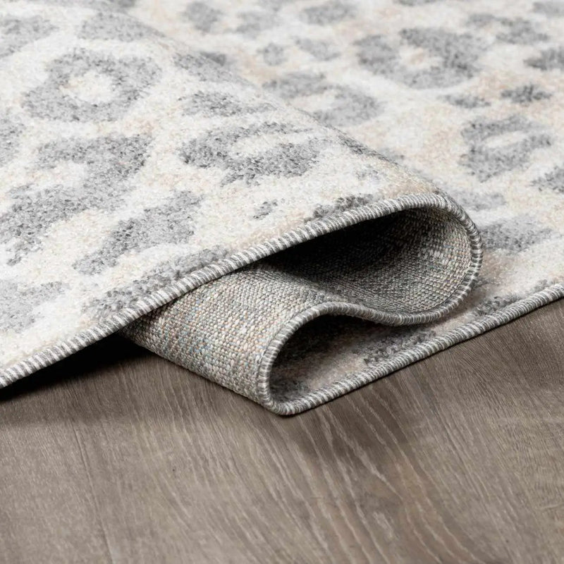 Beige Liversedge Leopard Print Area Rug by Boutique Rugs