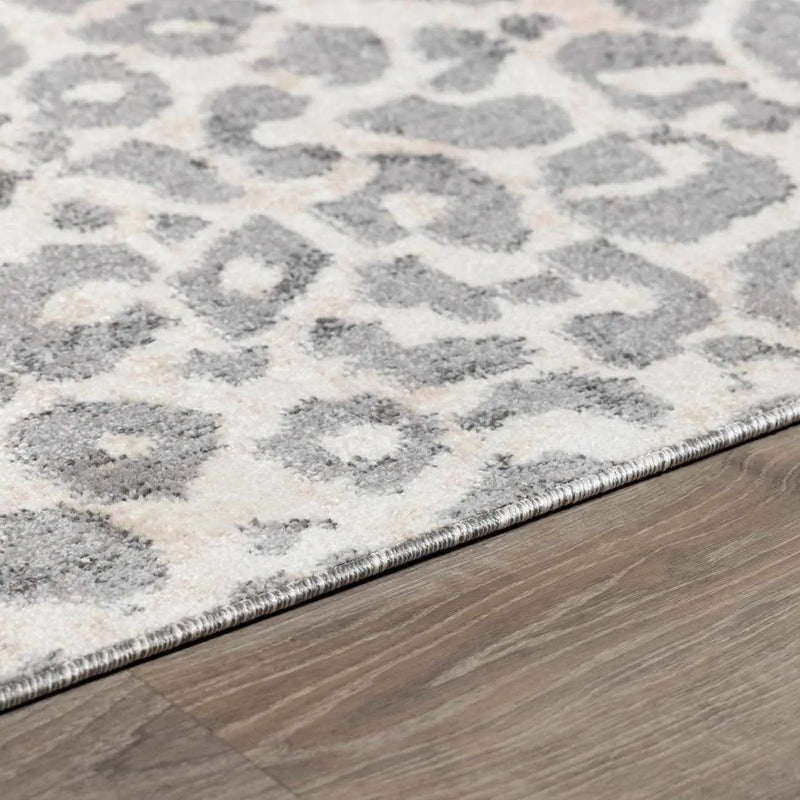 Beige Liversedge Leopard Print Area Rug by Boutique Rugs