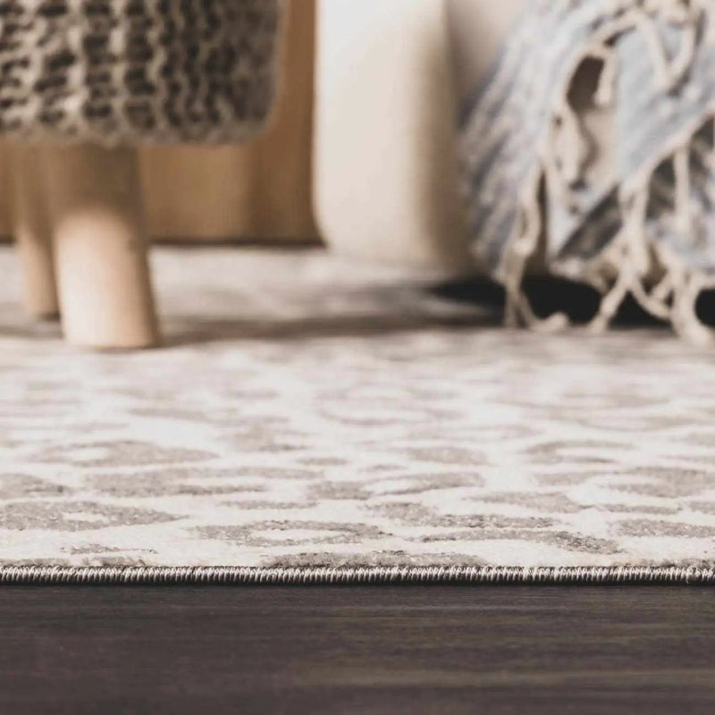 Beige Liversedge Leopard Print Area Rug by Boutique Rugs