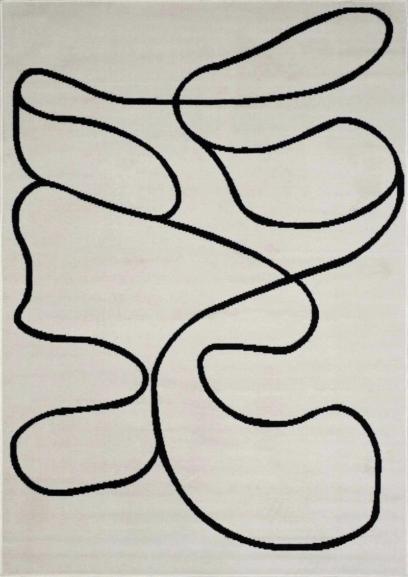 Eilir Modern Low Profile Boho Rug by Boutique Rugs
