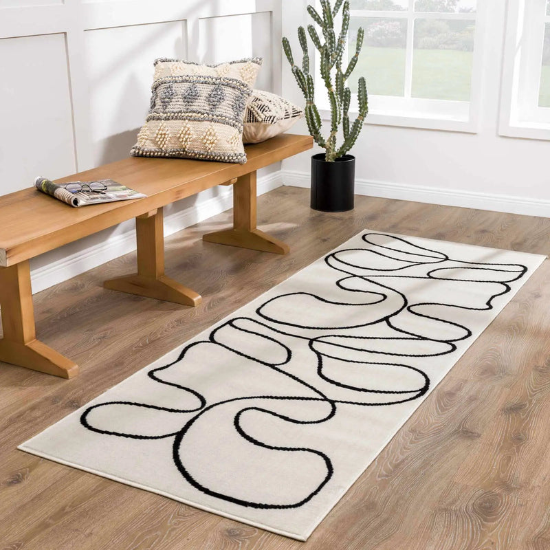Eilir Modern Low Profile Boho Rug by Boutique Rugs