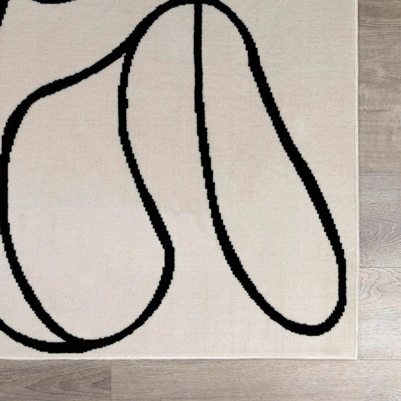 Eilir Modern Low Profile Boho Rug by Boutique Rugs