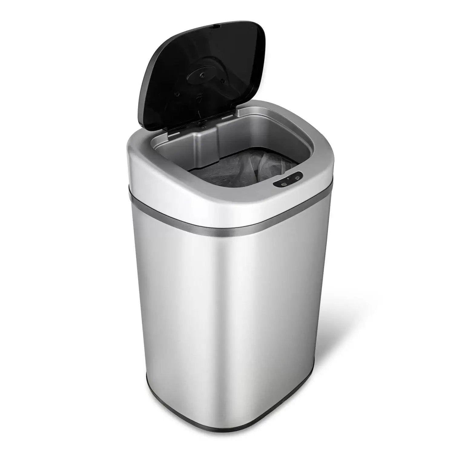 Stainless Steel 21-Gallon Kitchen Trash Can with Motion Sensor Lid by HomePacific