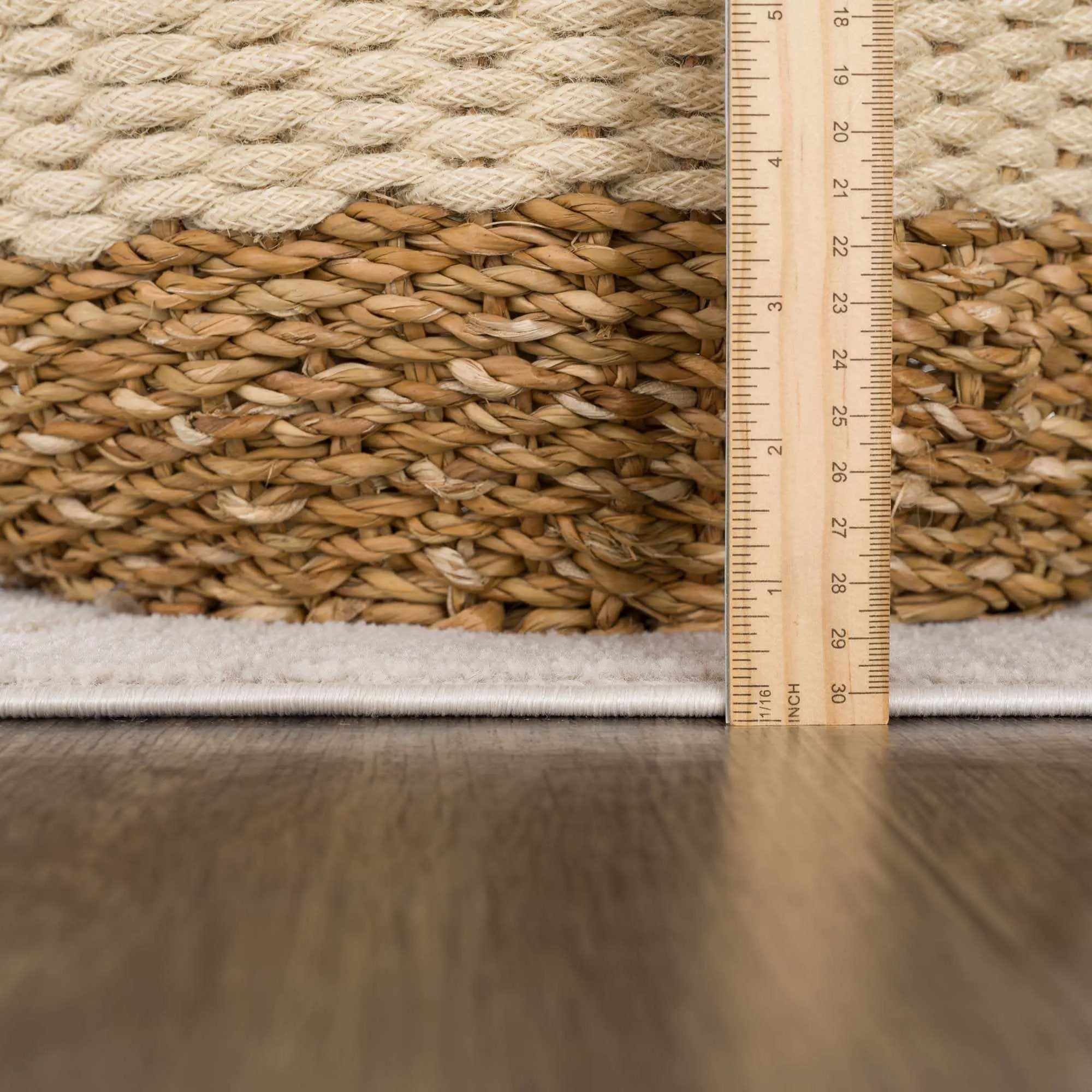 Azzan Cream & Gold Area Rug by Hauteloom