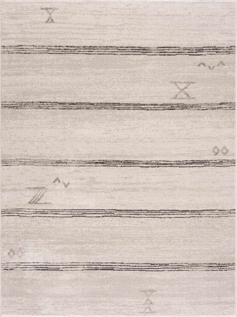 Deja Cream & Charcoal Area Rug - Clearance by Boutique Rugs
