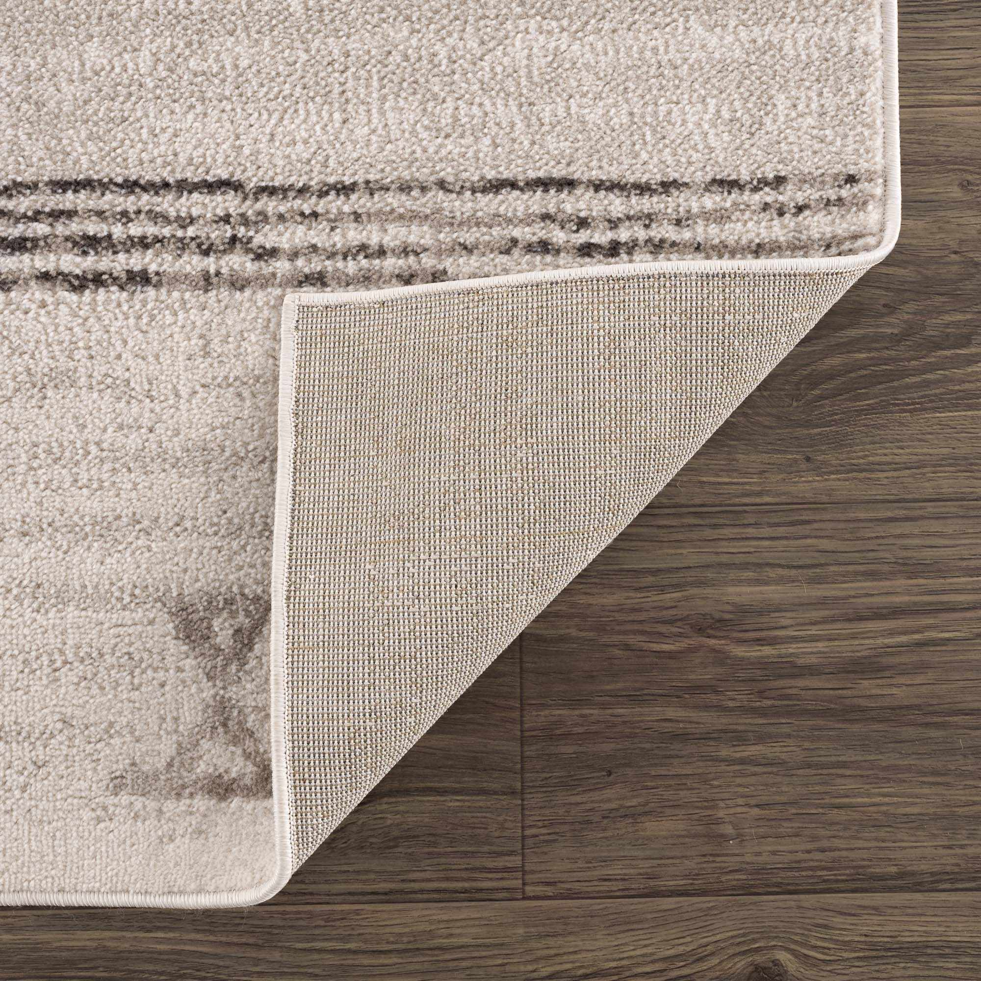 Deja Cream & Charcoal Area Rug - Clearance by Boutique Rugs