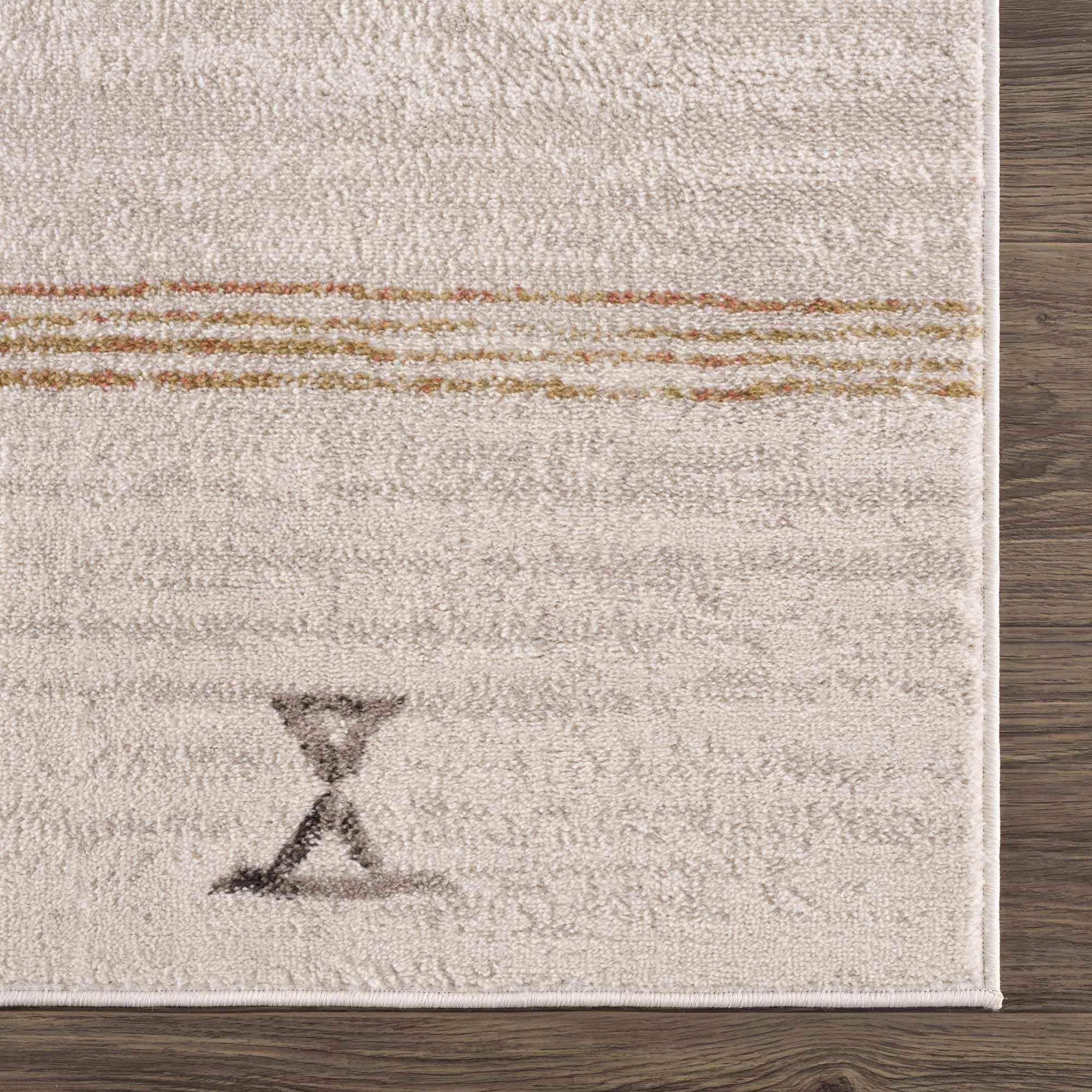 Deja Cream & Gold Area Rug - Clearance by Boutique Rugs