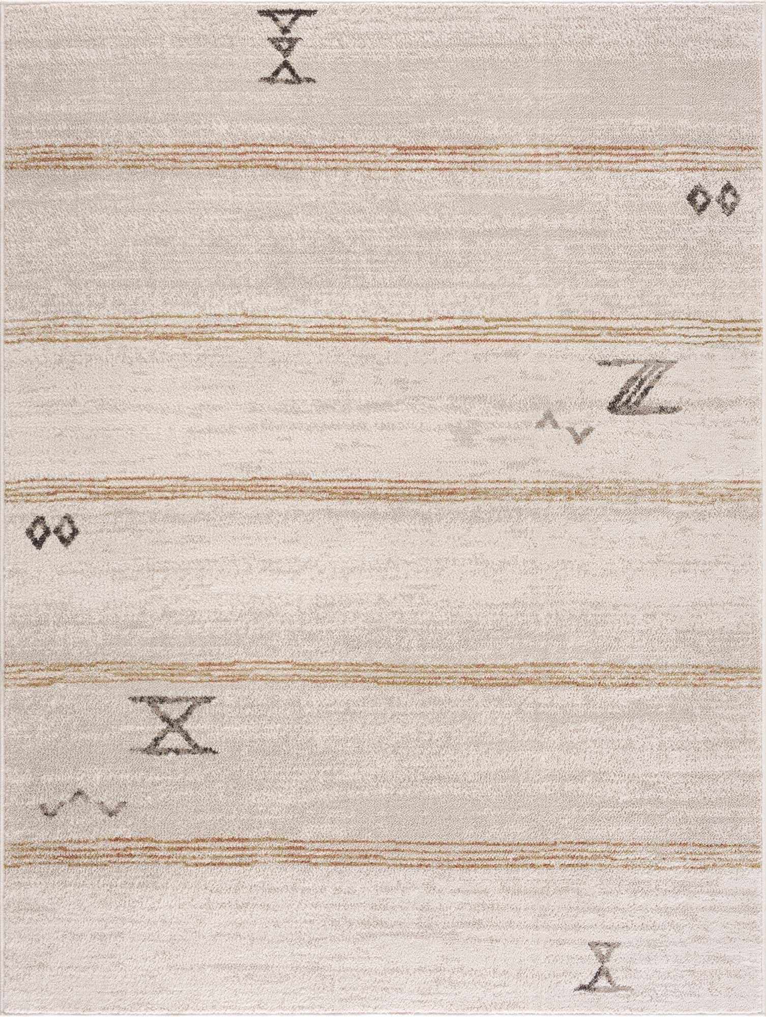 Deja Cream & Gold Area Rug - Clearance by Boutique Rugs