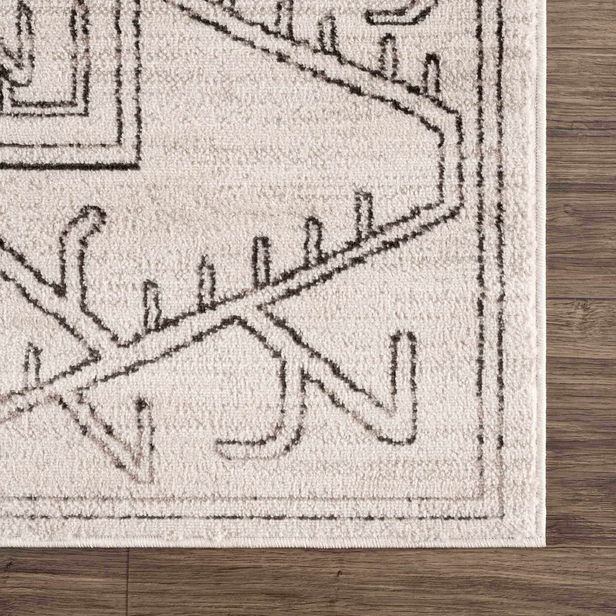 Divya Cream & Charcoal Area Rug - Clearance, photo 8 of 14