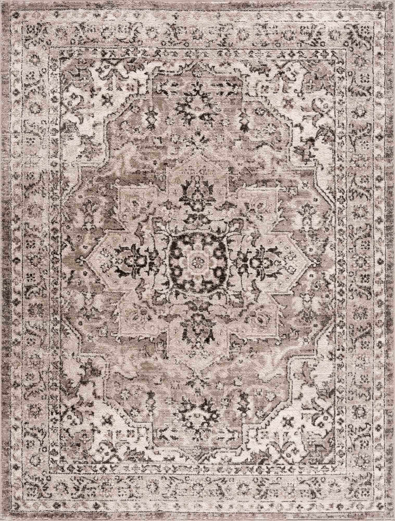 Albie Beige Area Rug by Hauteloom