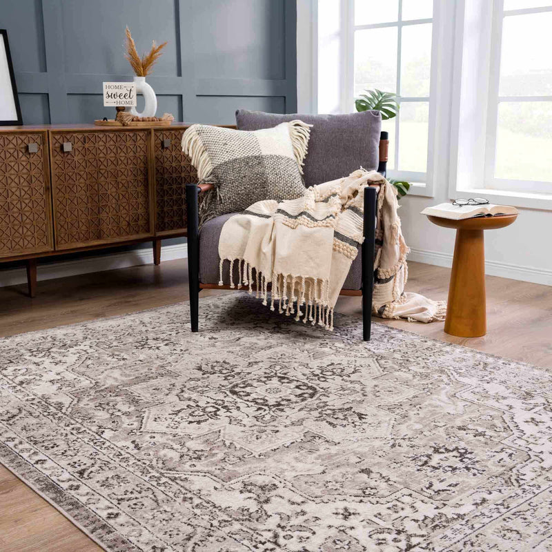 Albie Beige Area Rug - Clearance by Boutique Rugs