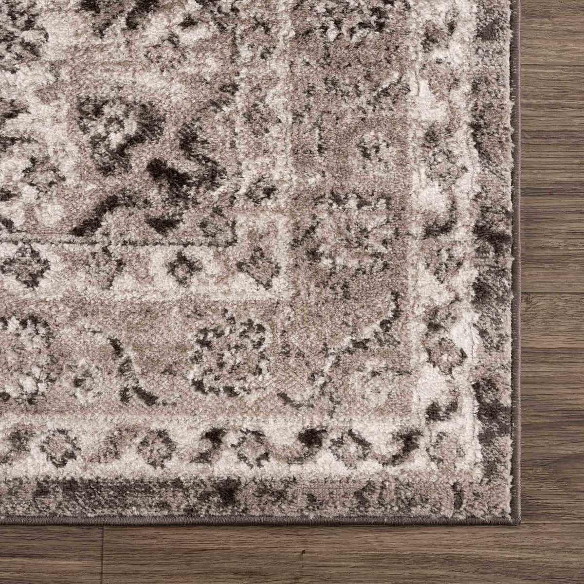 Albie Charcoal & Beige Area Rug, photo 9 of 14