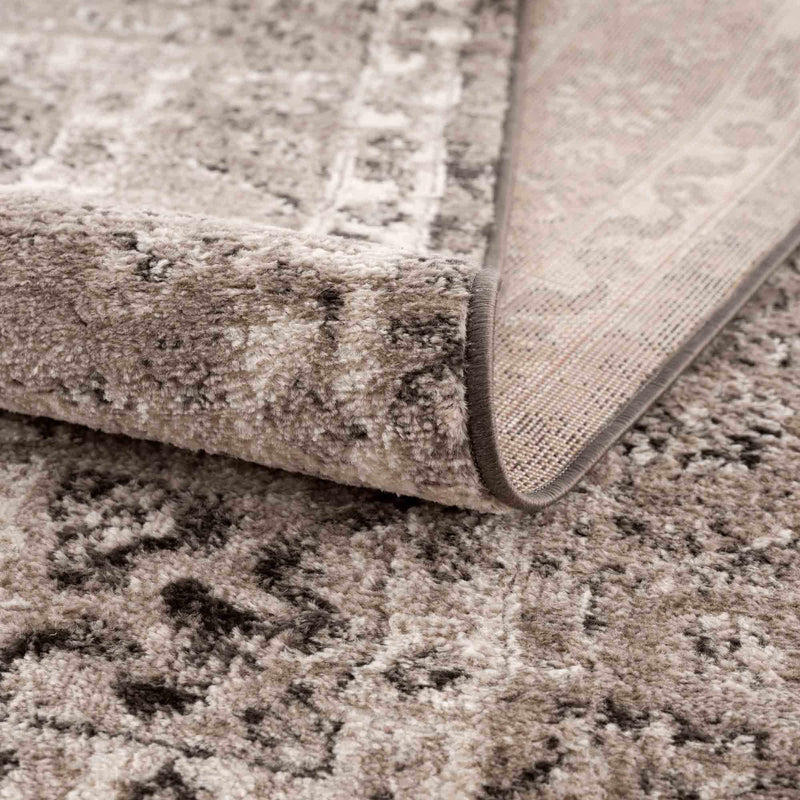 Albie Charcoal & Beige Area Rug - Clearance by Boutique Rugs