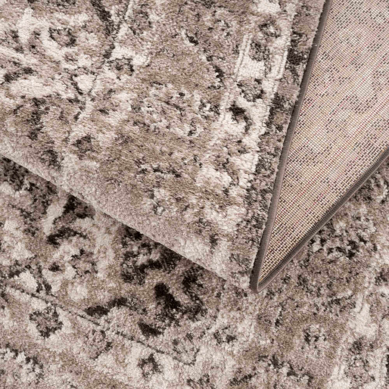 Albie Charcoal & Beige Area Rug by Hauteloom