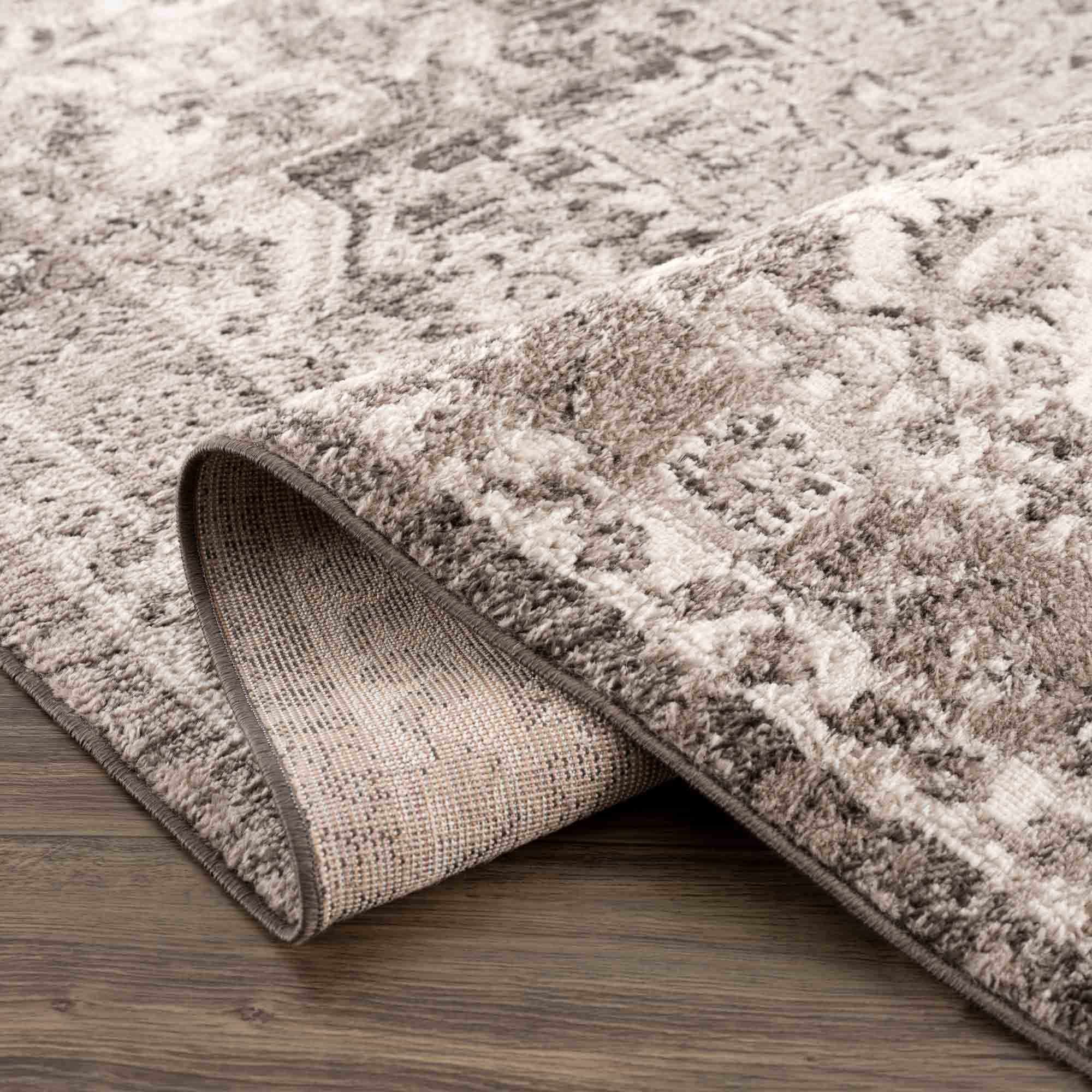 Albie Charcoal & Beige Area Rug - Clearance by Boutique Rugs