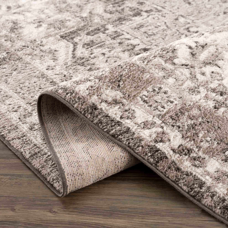 Albie Charcoal & Beige Area Rug - Clearance by Boutique Rugs