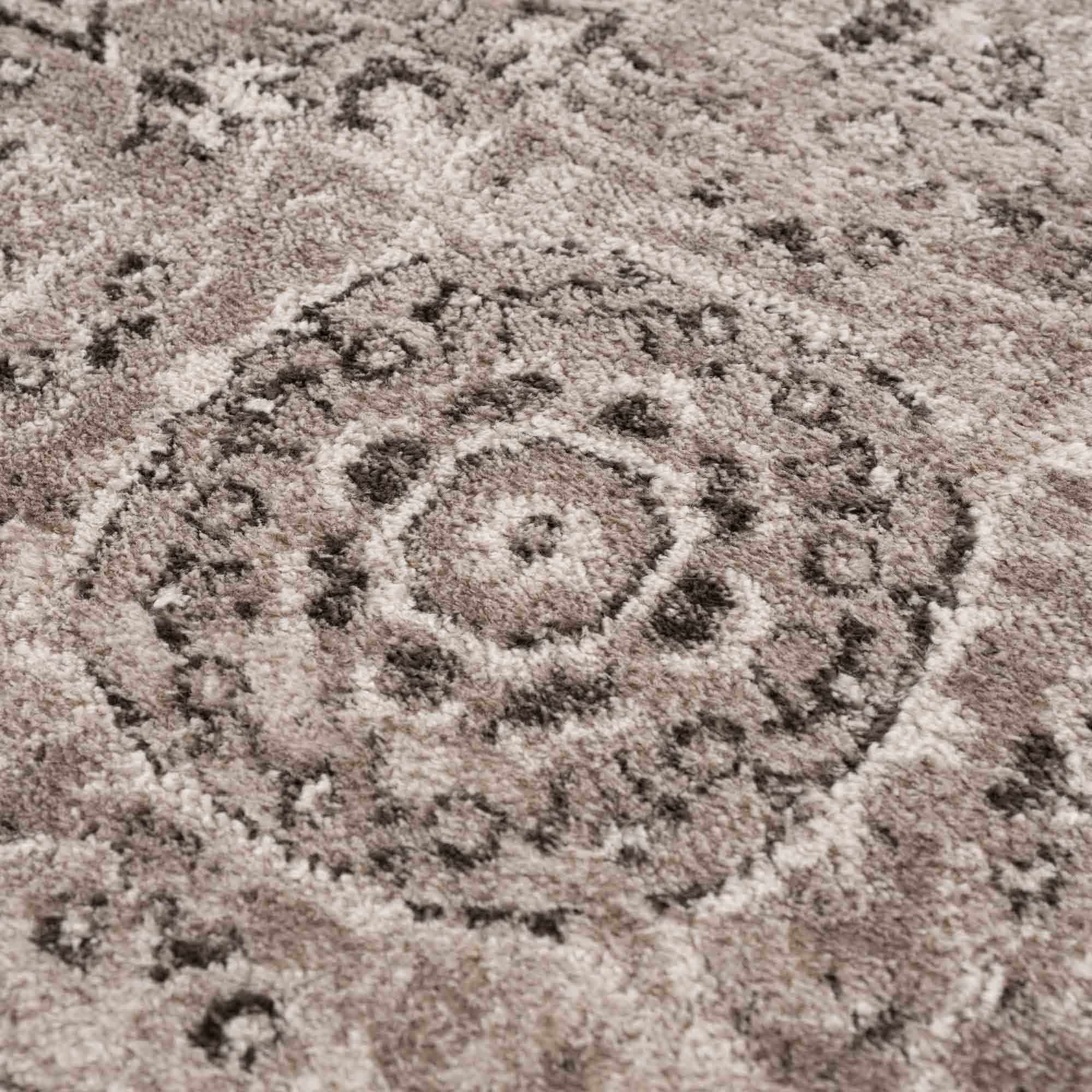 Albie Charcoal & Beige Area Rug by Hauteloom