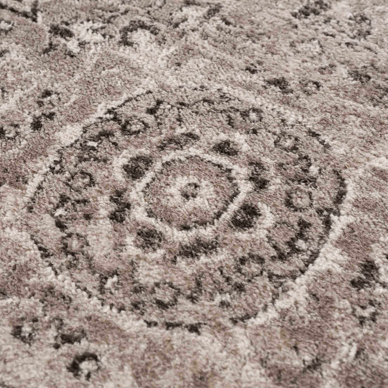 Albie Charcoal & Beige Area Rug by Hauteloom