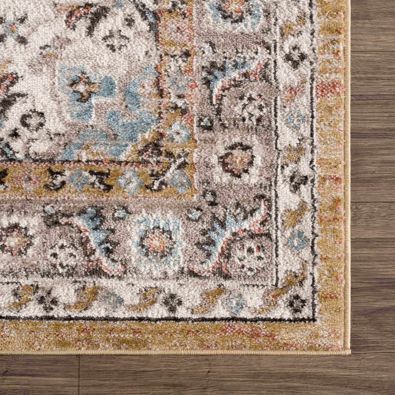 Albie Gold & Beige Area Rug - Clearance by Boutique Rugs