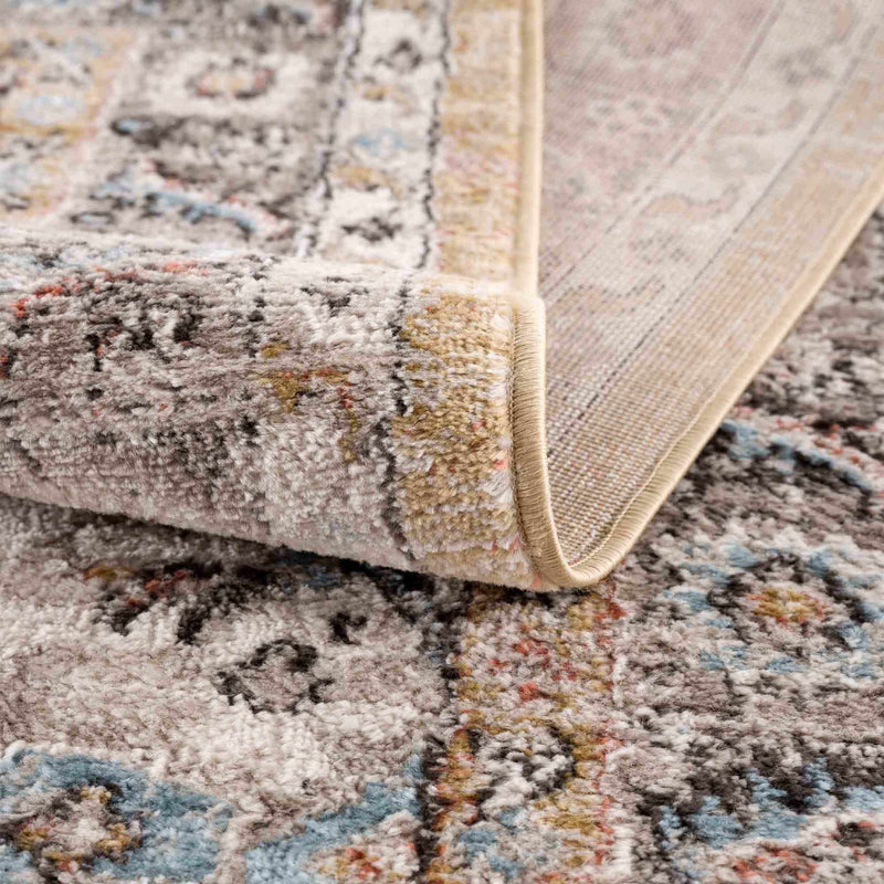 Albie Gold & Beige Area Rug by Hauteloom