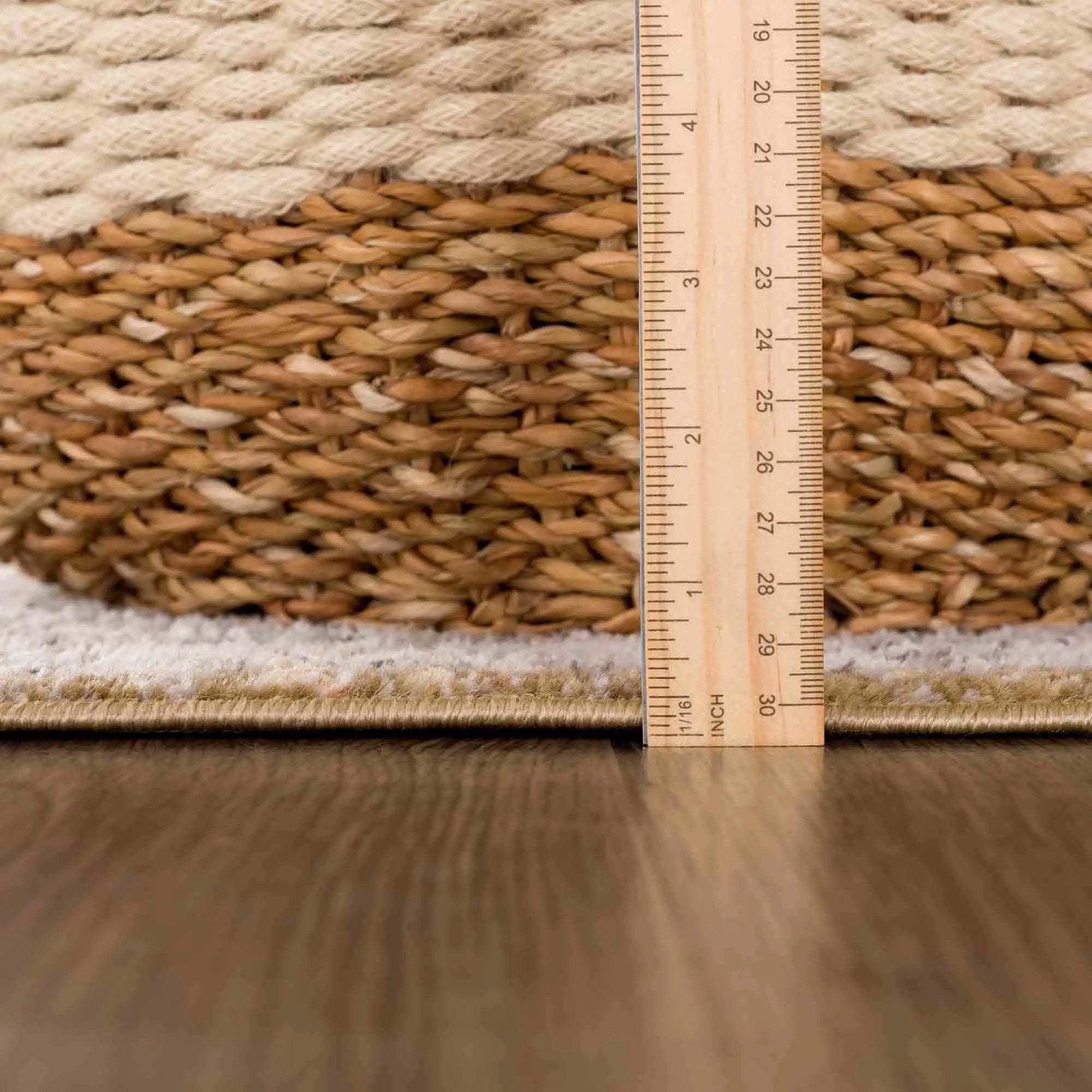 Albie Gold & Beige Area Rug by Hauteloom