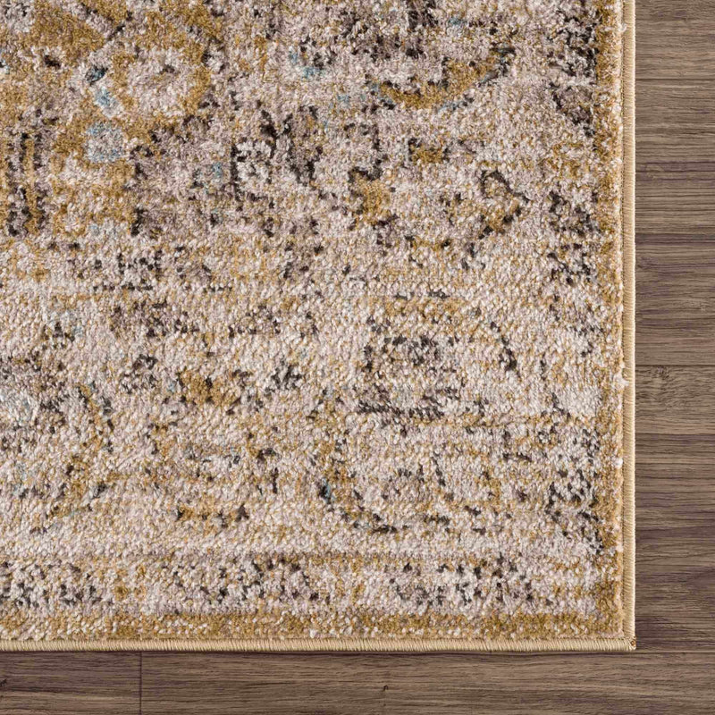 Anana Gold & Beige Area Rug - Clearance by Boutique Rugs