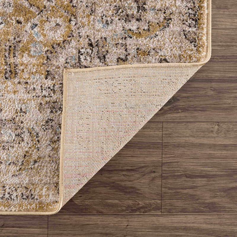 Anana Gold & Beige Area Rug - Clearance by Boutique Rugs