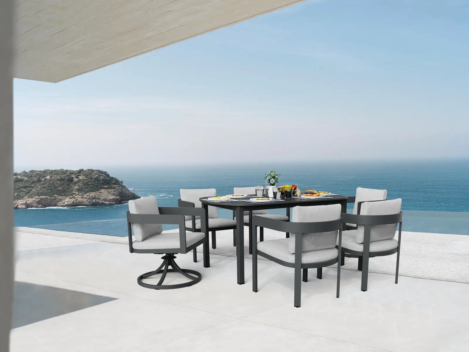 Aconcagua 7-Piece Aluminum Dining Set by Outdoor-USA®