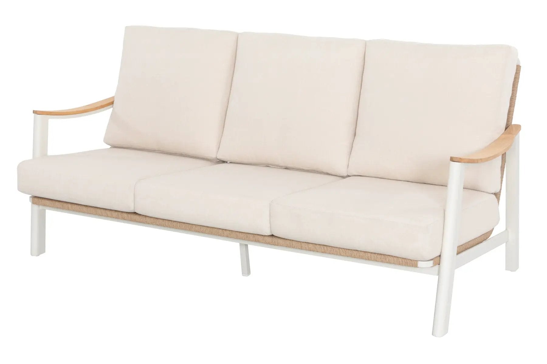 Riesling 4-Piece Wicker And Teak Living Room Set by Outdoor-USA®
