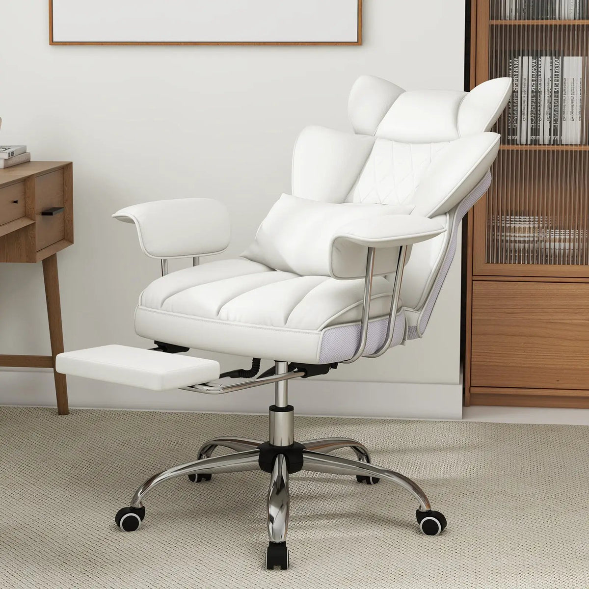 Big and Tall Executive Office Desk Chair with Footrest, photo 2 of 10