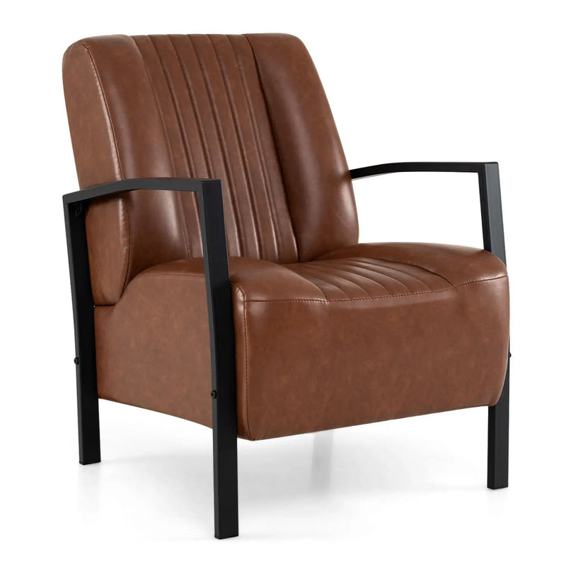Upholstered Accent Chair with Padded Seat and Armrests by DirectDeals