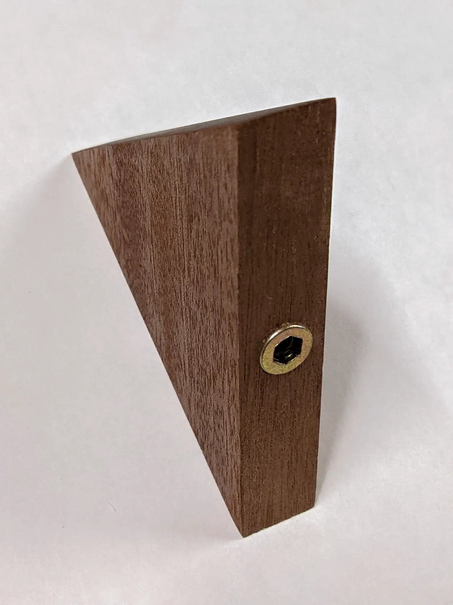 Small Triangle Display Shelf in Oak by NookWoodworking