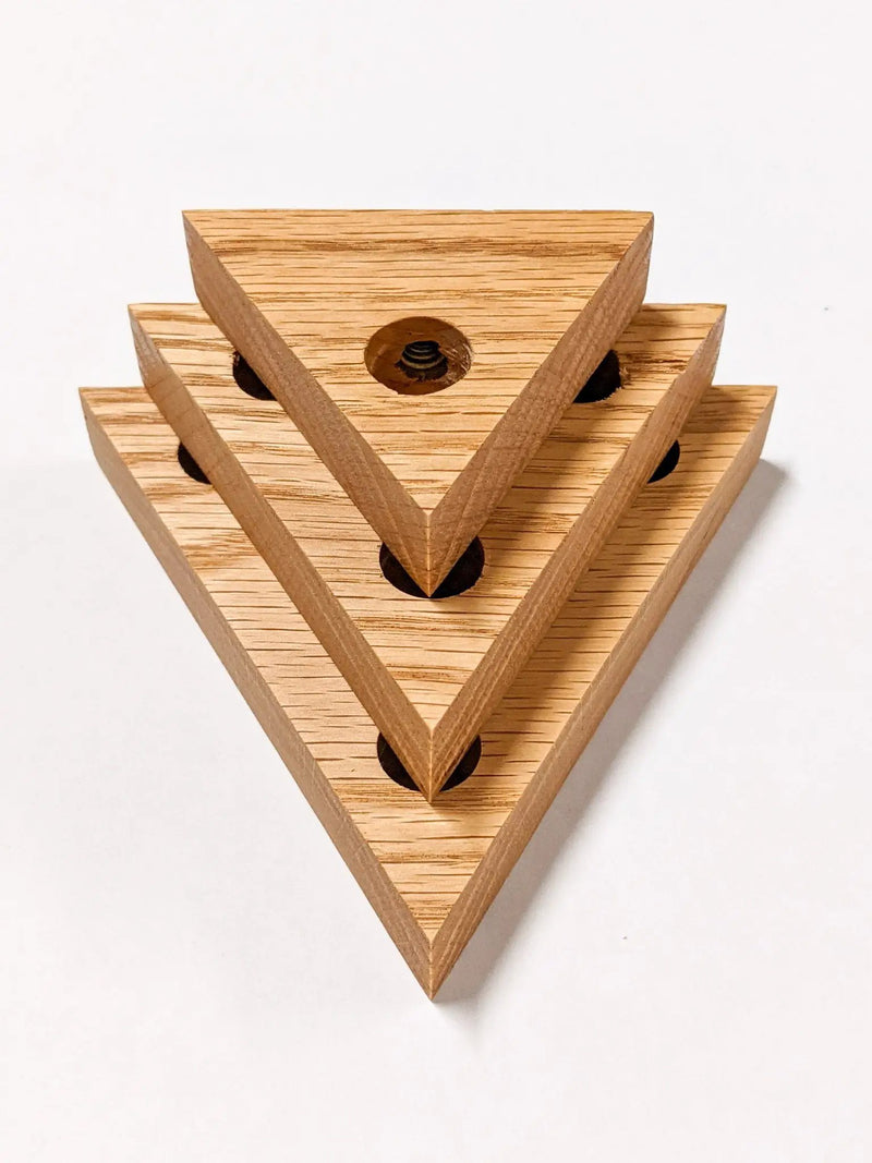 Triangle Propagation Station Shelf for Plant Cuttings by NookWoodworking
