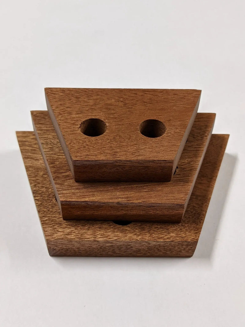 Trapezoid Propagation Station Shelf for Plant Cuttings by NookWoodworking
