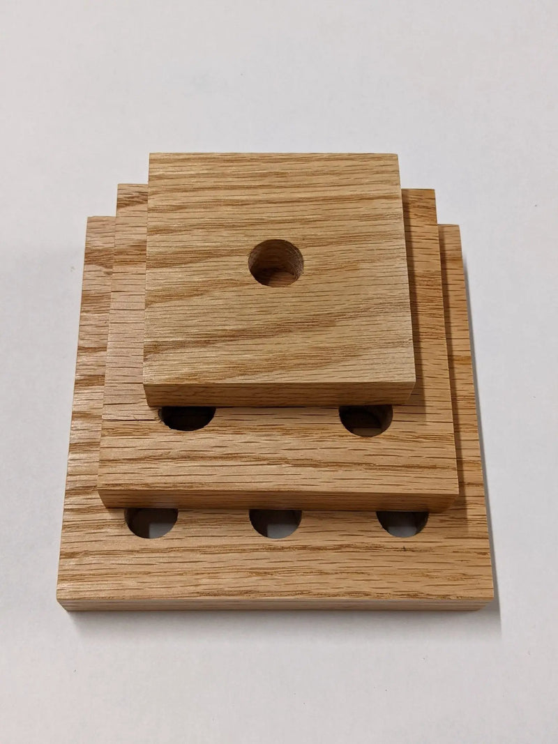 Square Propagation Station Shelf for Plant Cuttings by NookWoodworking