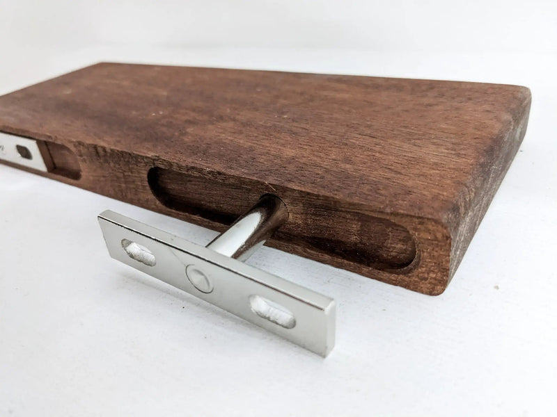 Floating Shelf for Keys in Mahogany by NookWoodworking