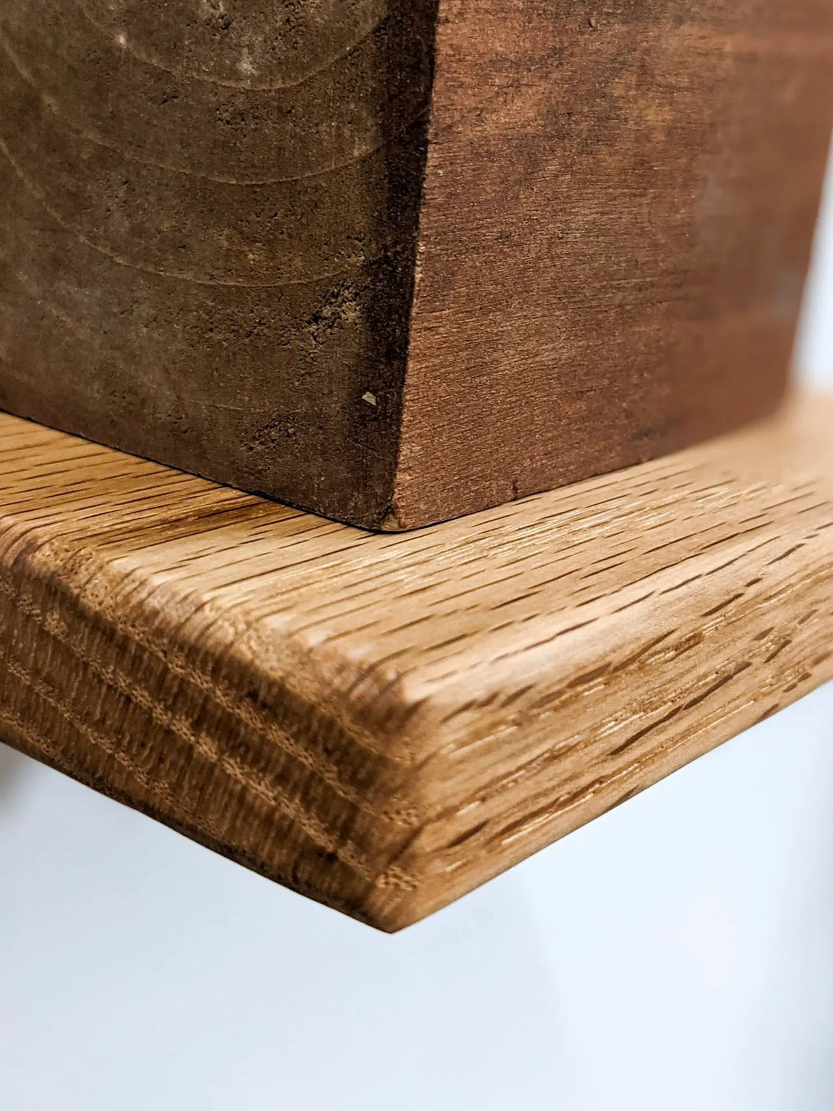 Small Square Display Shelf in Mahogany, photo 7 of 9