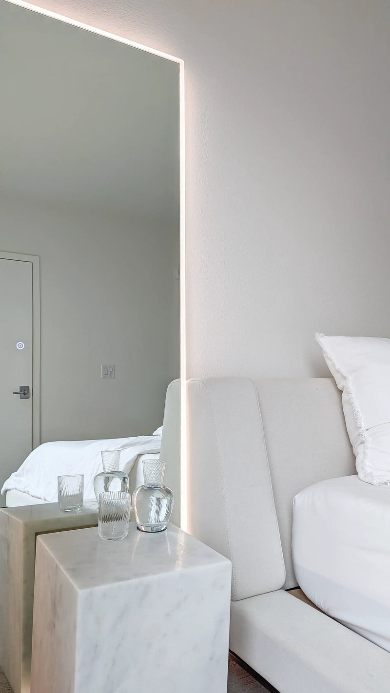 Zeek 65x22 LED Lighted Full Length Wall Mirror For Bedroom MA2265 by ZEEK