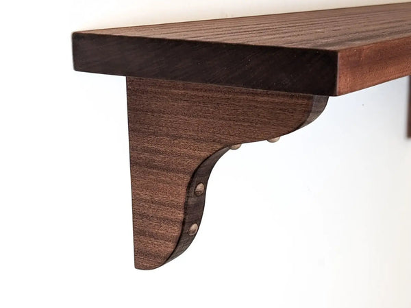 Solid Wood Shelf Brackets (Corbels) for Wall Shelves