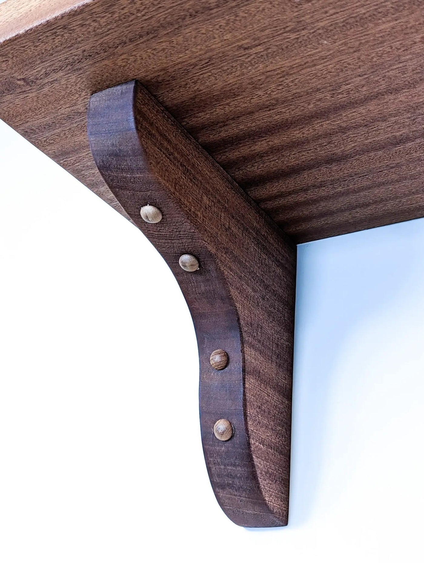 Solid Wood Shelf Brackets (Corbels) for Wall Shelves by NookWoodworking