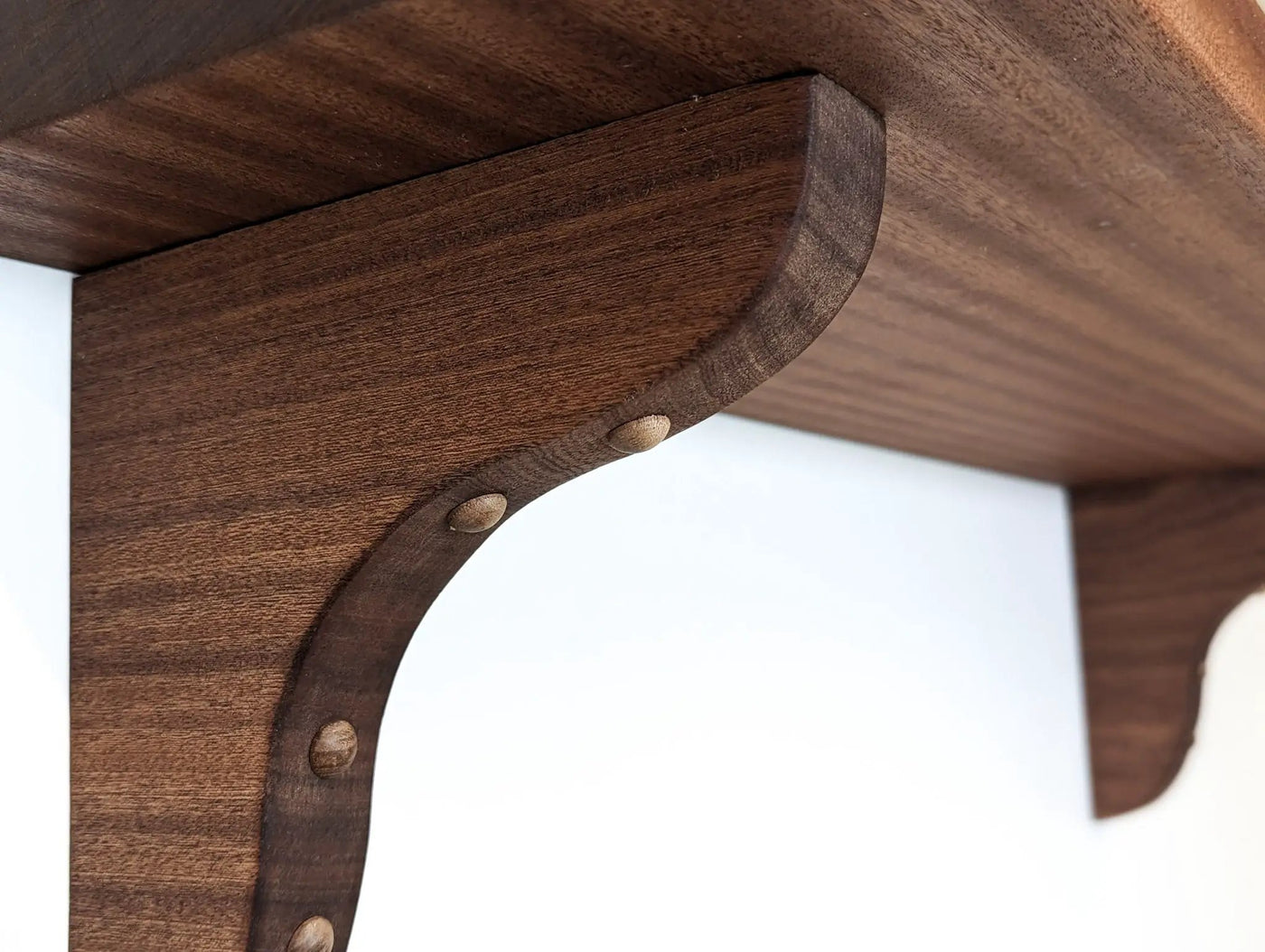 Solid Wood Shelf Brackets (Corbels) for Wall Shelves by NookWoodworking