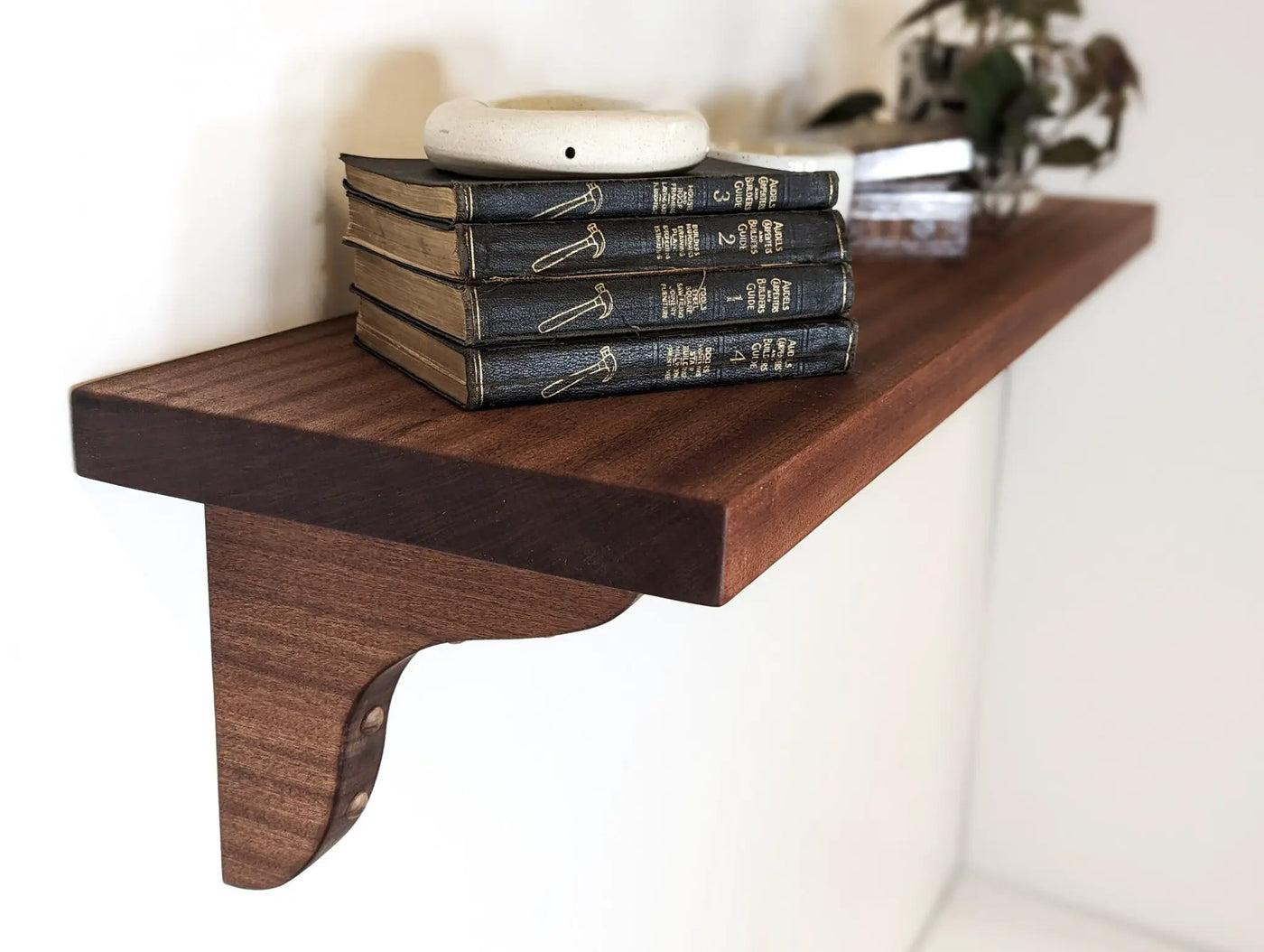 Solid Wood Shelf Brackets (Corbels) for Wall Shelves by NookWoodworking