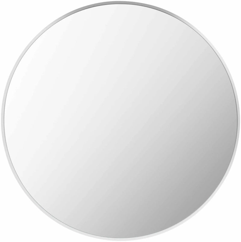 Pontalina Round White Mirror - Clearance by Boutique Rugs