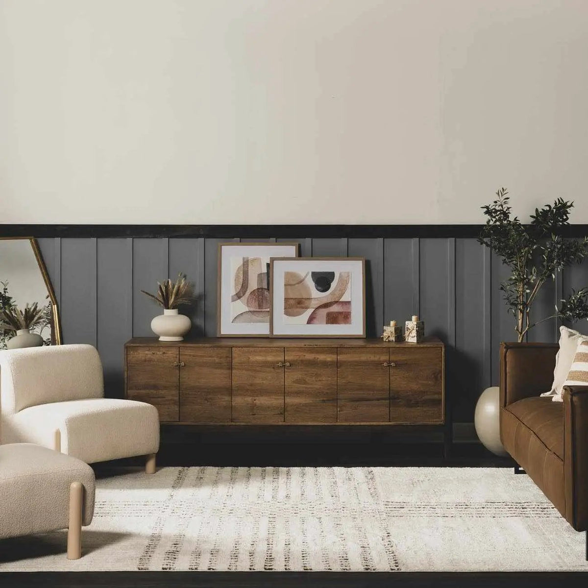 Architect Machine Woven Galey Alix x LIVABLISS GAAR-2303 Area Rug, installed in a room