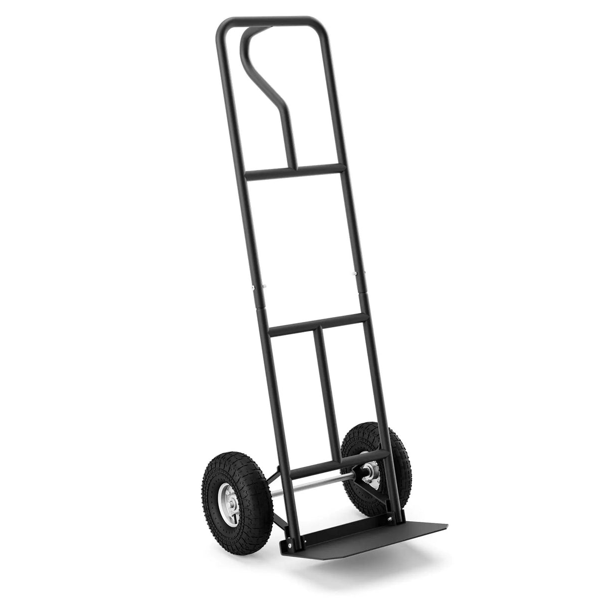 P-Handle Hand Truck with Foldable Load Plate for Warehouse Garage, photo 3 of 7