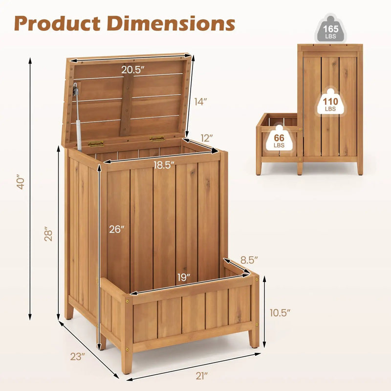 Package Delivery Box with Planter Box for Pool Accessories and Garden Tools by DirectDeals
