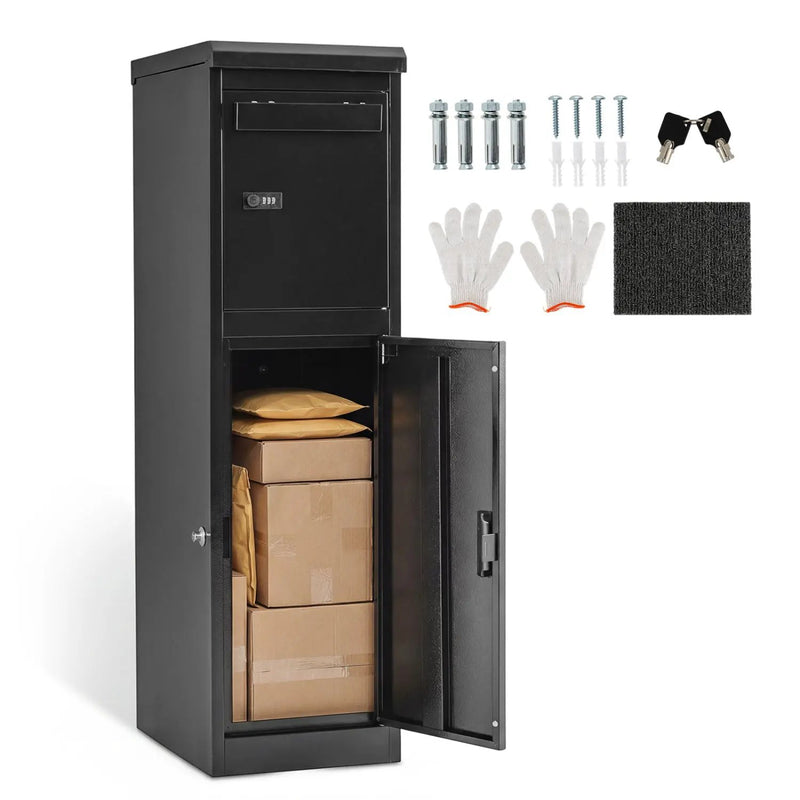 Package Delivery Box for Outside with Lockable Doors Coded Lock by DirectDeals