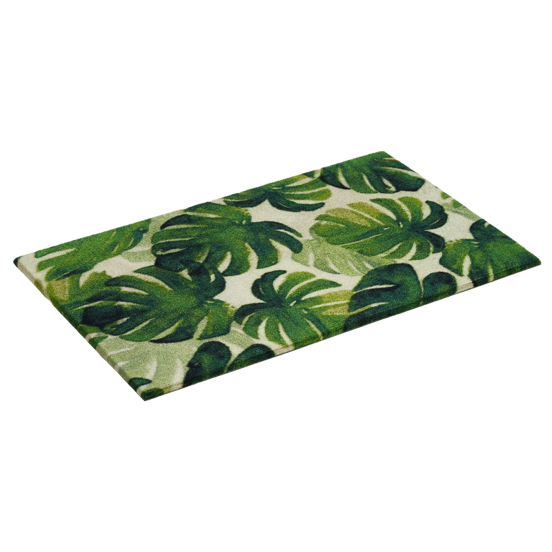 Panama Green Outdoor Doormat – 18" x 30" Non-Slip, Nylon by Fab Habitat
