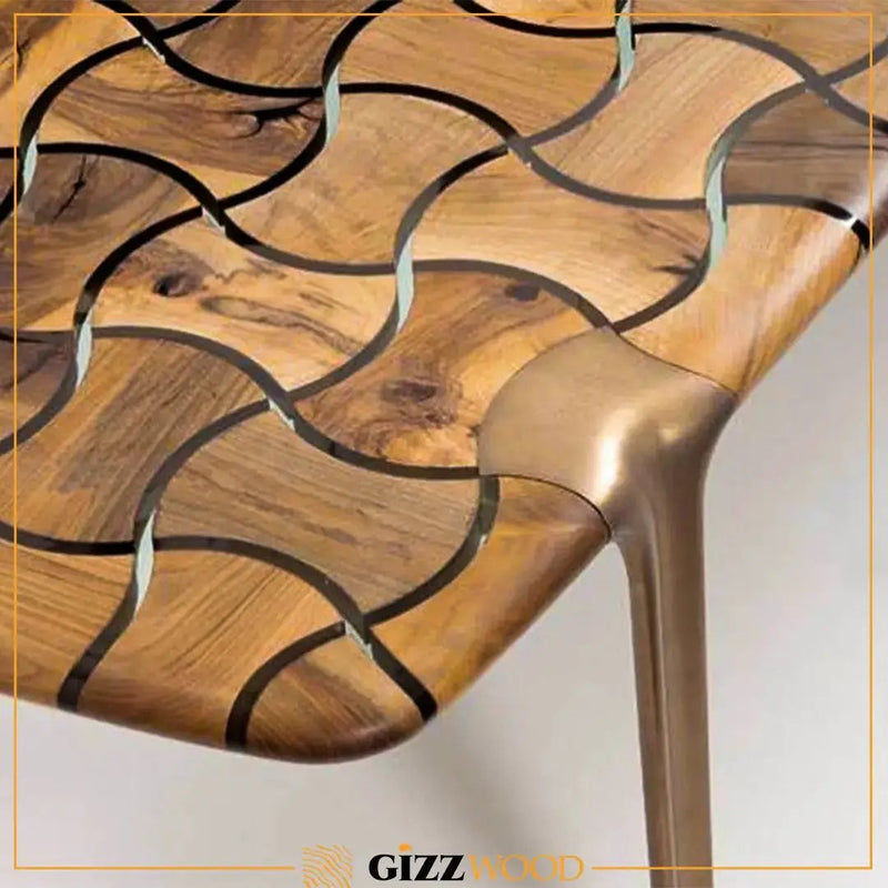 Patch Epoxy Resin Dining Table by Gizz