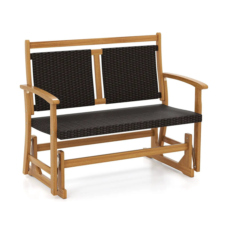 Patio Rattan Glider by DirectDeals